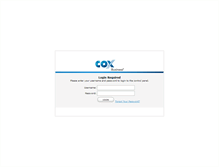 Tablet Screenshot of control.coxhosting.com